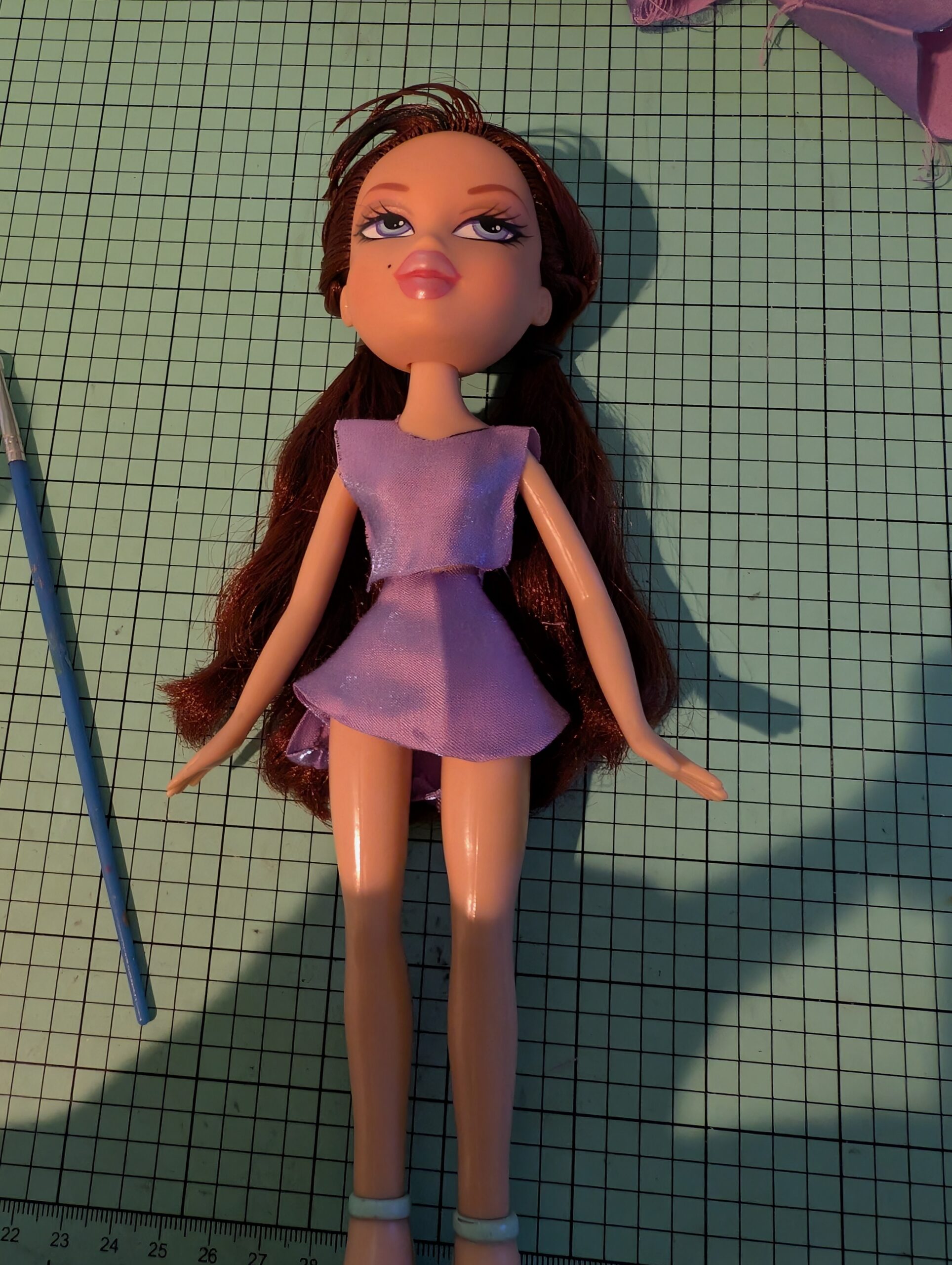 Bratz doll wearing handmade clothes